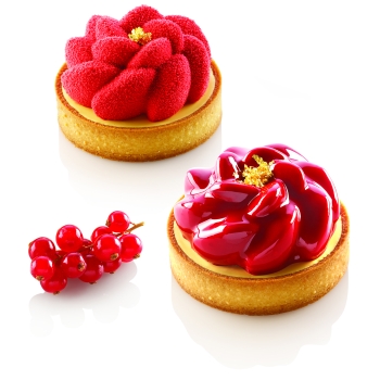 KIT SILIKOMART 6 TARTELETTES ''FLEUR''